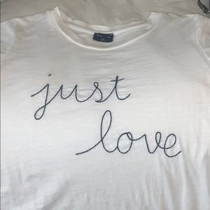 “Just Love” Blank Paige tshirt